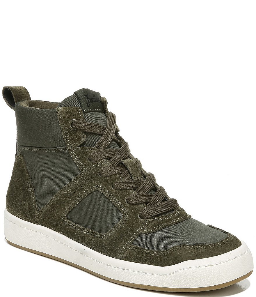 Zodiac Orion Fabric And Suede Lace-Up High Top Sneakers