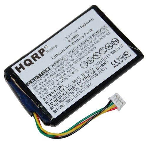 HQRP 1100mAh Battery for MAGELLAN RoadMate 1210 / T0021 / F074389508 GPS Navigator + HQRP Coaster