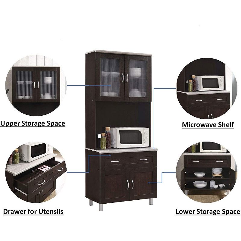 Wood 2 Door Storage Cabinet in White-Pemberly Row