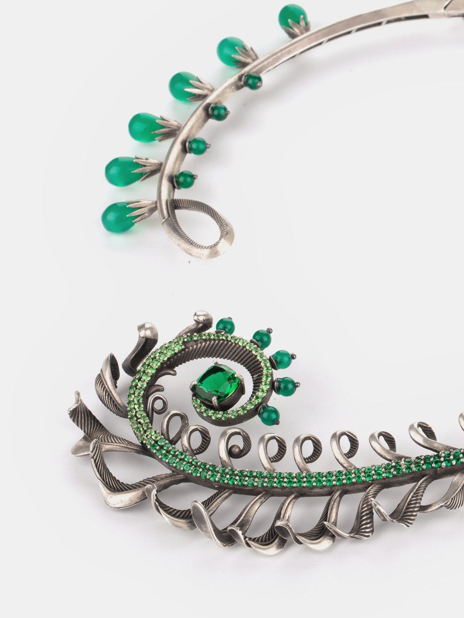 Shaya 92.5 Sterling Silver Unlearn Oxidized Necklace