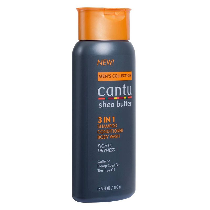 Cantu Men's 3 in 1 Shampoo Conditioner Body Wash - 13.5oz