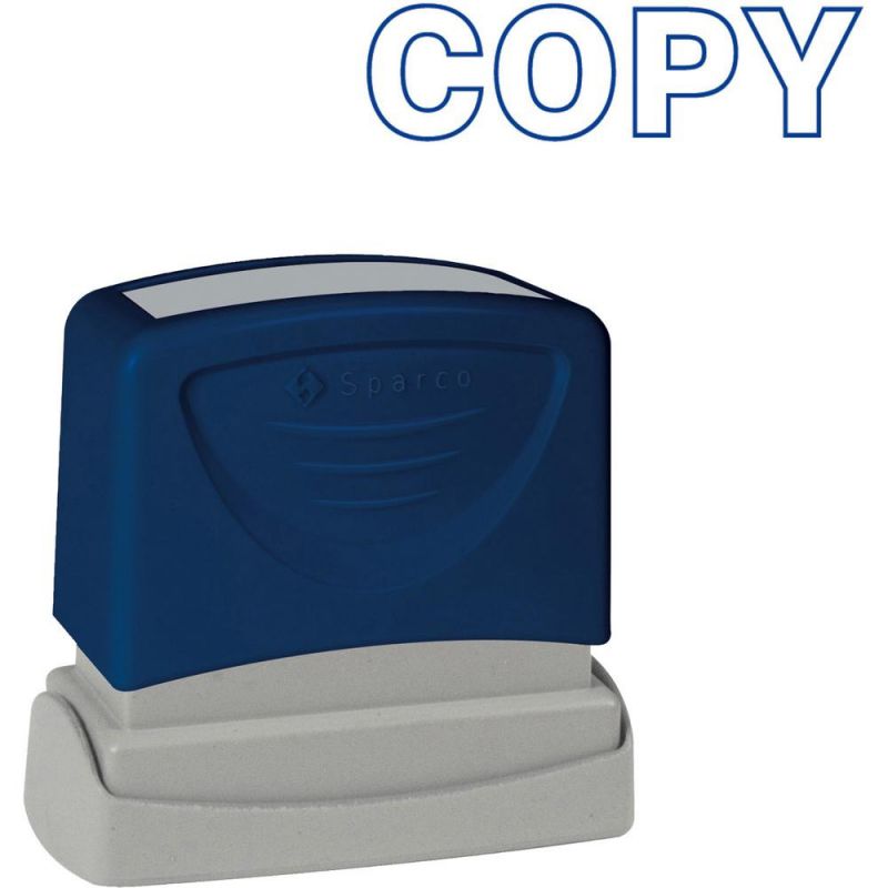 COPY Title Stamp, 1-3/4"x5/8", Blue Ink