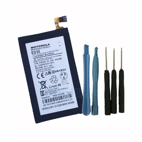 Genuine Original OEM Motorola Moto G XT1031 XT1032 XT1033 XT937C XT1028 Battery ED30 2010mh &ndash; with Installation Tools