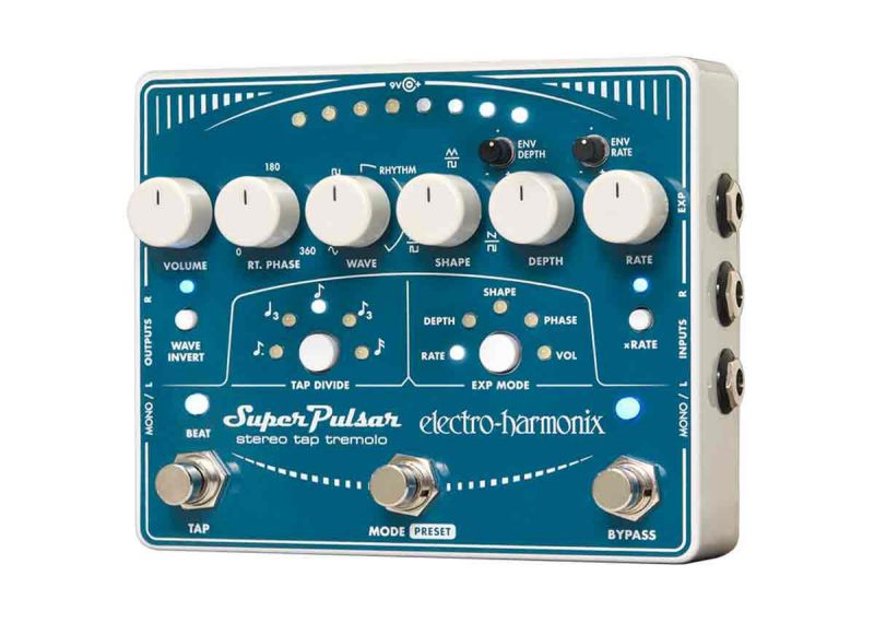Electro-Harmonix Super Pulsar Stereo Tap Tremolo