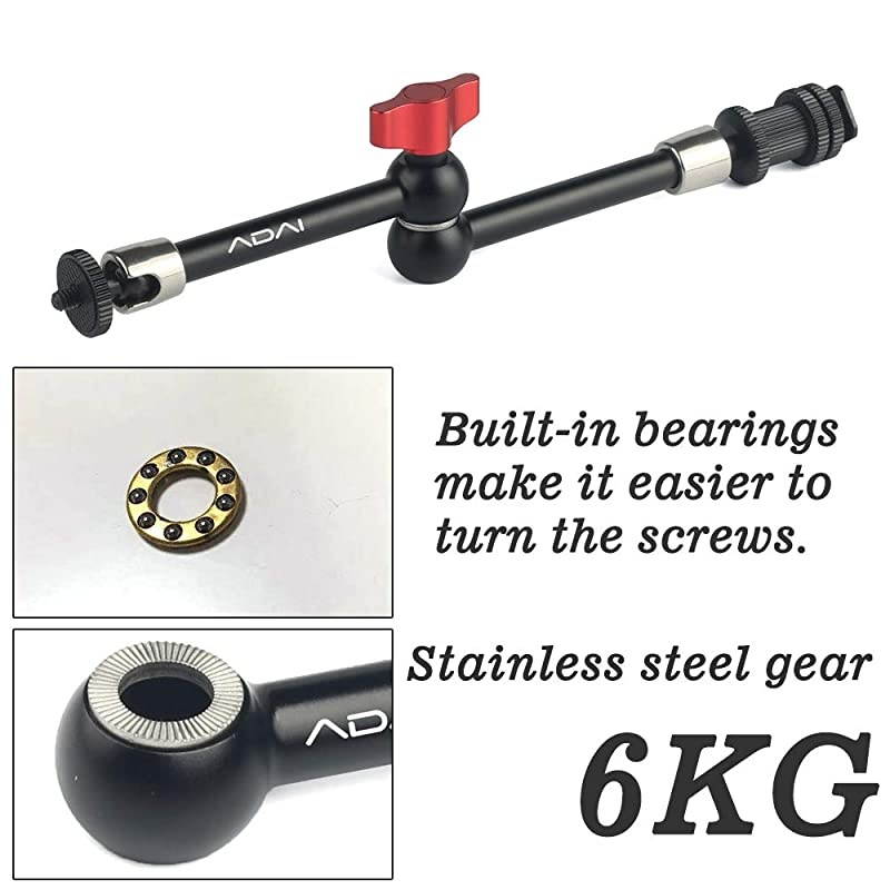 11inch Magic Arm Adjustable Articulating Friction Arm amp Large Super Clamp for DSLR Camera Rig LCD Monitor LED Lights Flash LightDJI Osmo