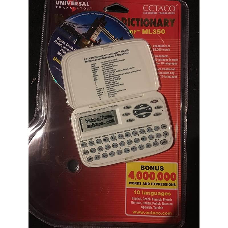 ML350 Handheld Electronic Universal Translator Dictionary