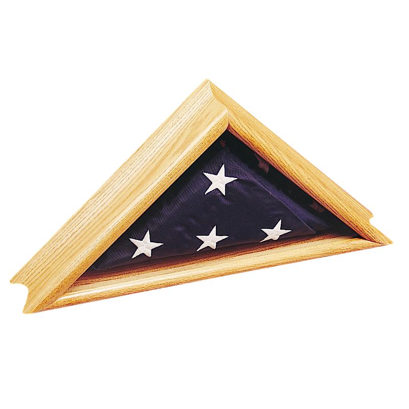 Deluxe Oak Case for Flags- 24" x 12.5"