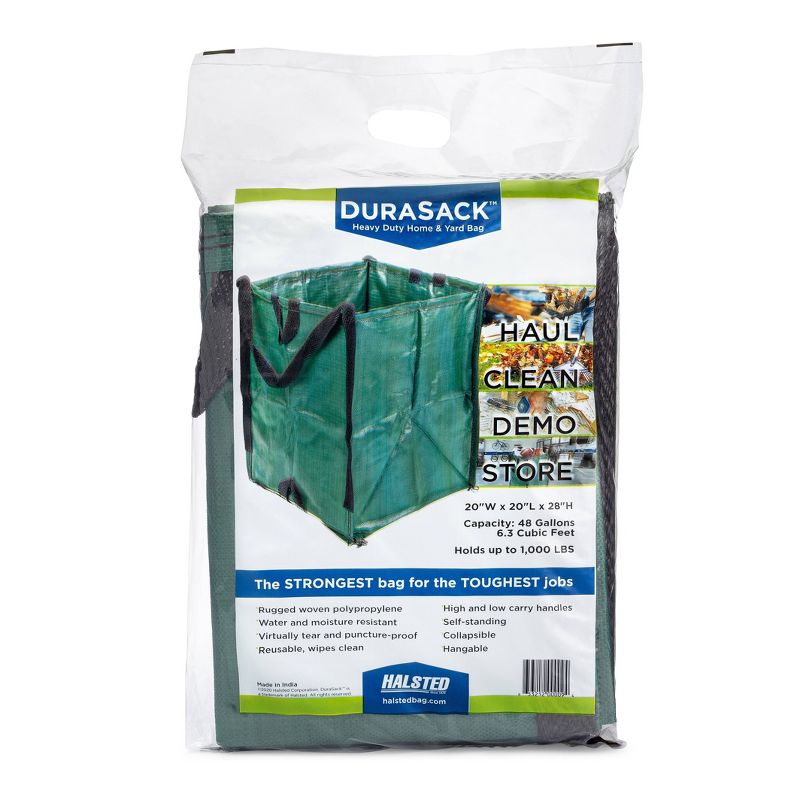 DuraSack Polypropylene Reusable Home and Yard Bag Green - 48 gal