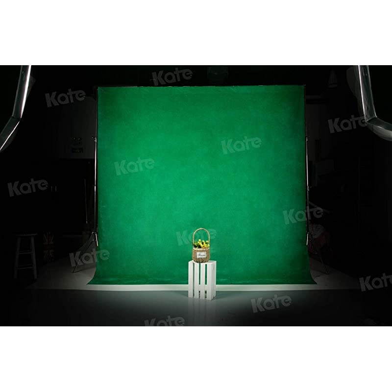 10ft&times;10ft Solid Green Backdrop Portrait Background for Photography Studio