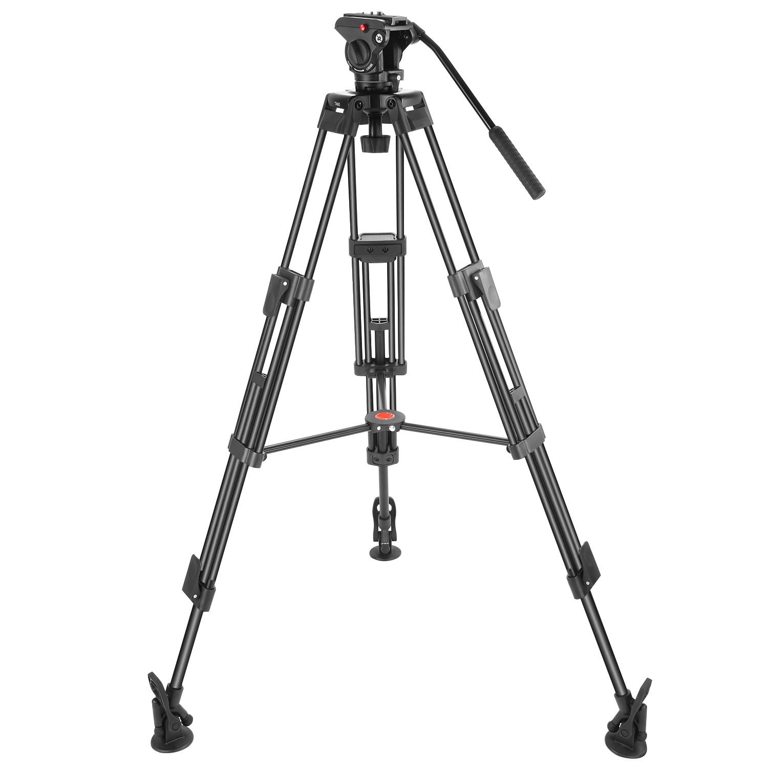 Neewer Professional Heavy Duty Video Camera Tripod,64 inches/163 centimeters Aluminum Alloy with 360 Degree Fluid Drag Head,1/4 and 3/8-inch Quick Shoe Plate,Bag,Load up to 17.6 pounds/8 kilograms