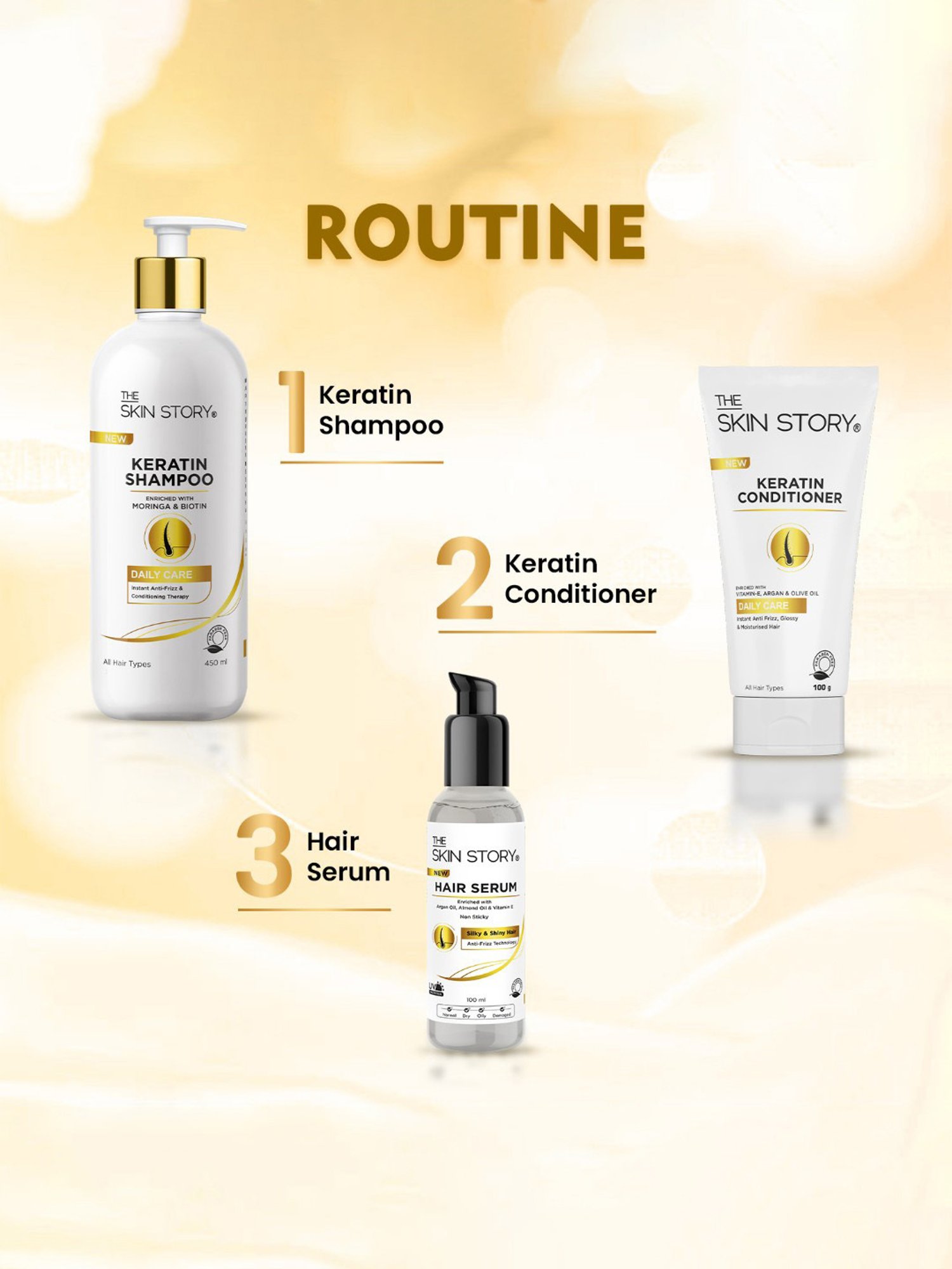 The Skin Story Vitamin E & Olive Oil Daily Care Keratin Conditioner - 100 gm