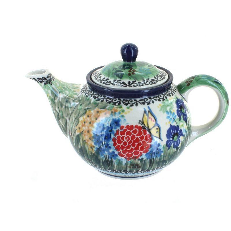 Blue Rose Polish Pottery Teresa Small Teapot