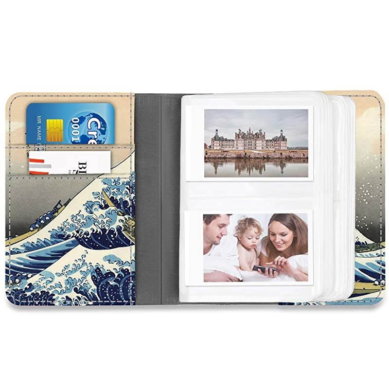 Mini Photo Album for 3-Inch Film - 104 Pockets Album for Fujifilm Instax Mini 11/Mini 9/Mini Link Printer/Mini LiPlay, Canon Ivy CLIQ, Polaroid, Kodak Instant Print Camera, Rose Gold