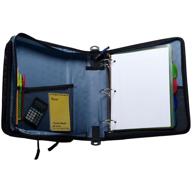 Case-it Universal Laptop Zipper Binder, O-Ring, 2 Inches, Green