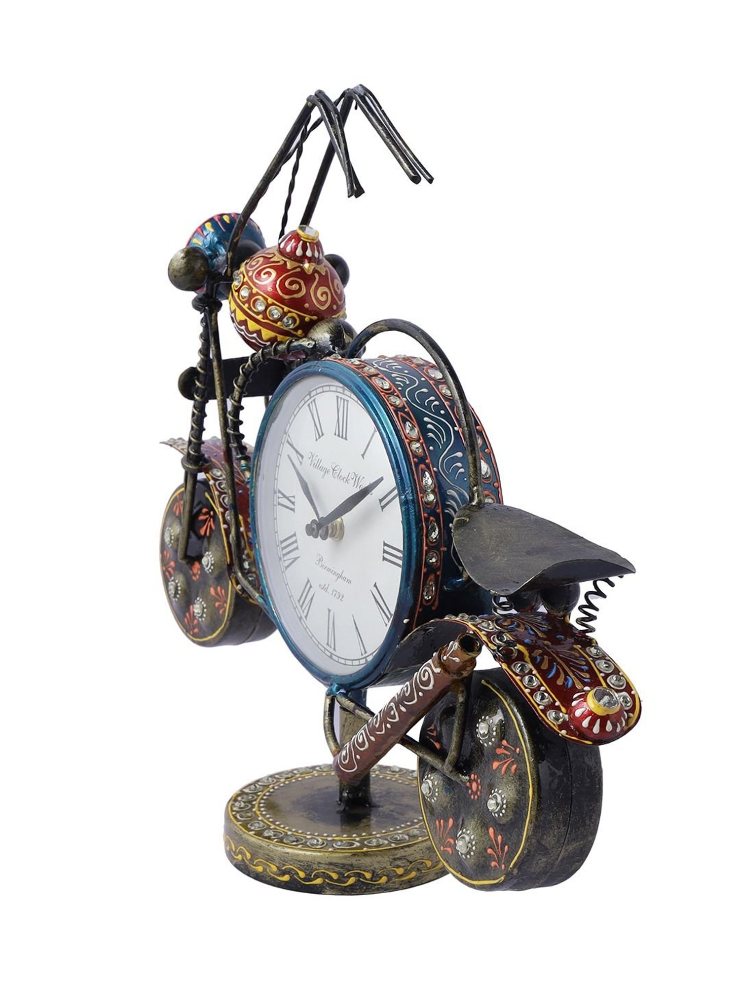 Aapno Rajasthan Red Bike Watch Showpiece