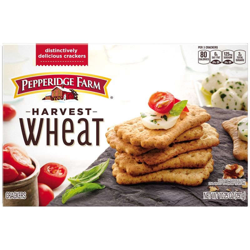Pepperidge Farm Harvest Wheat Crackers, 10.25oz Box