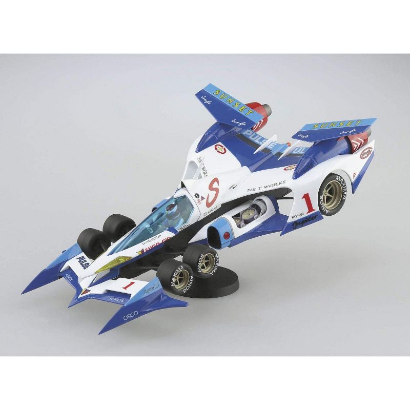 Aoshima Future GPX Cyber Formula Nu Asurada AKFO/G Lifting Turn Mode 1/24 Scale Model Kit