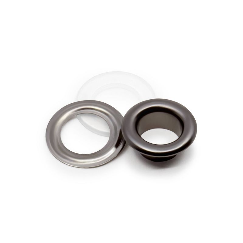 Dritz 72ct Eyelets Gunmetal
