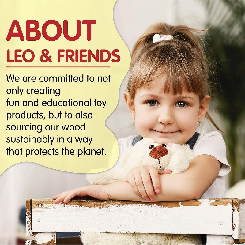 Melissa & Doug Stir and Serve Cooking Utensils (7pc) - Stainless Steel and Wood