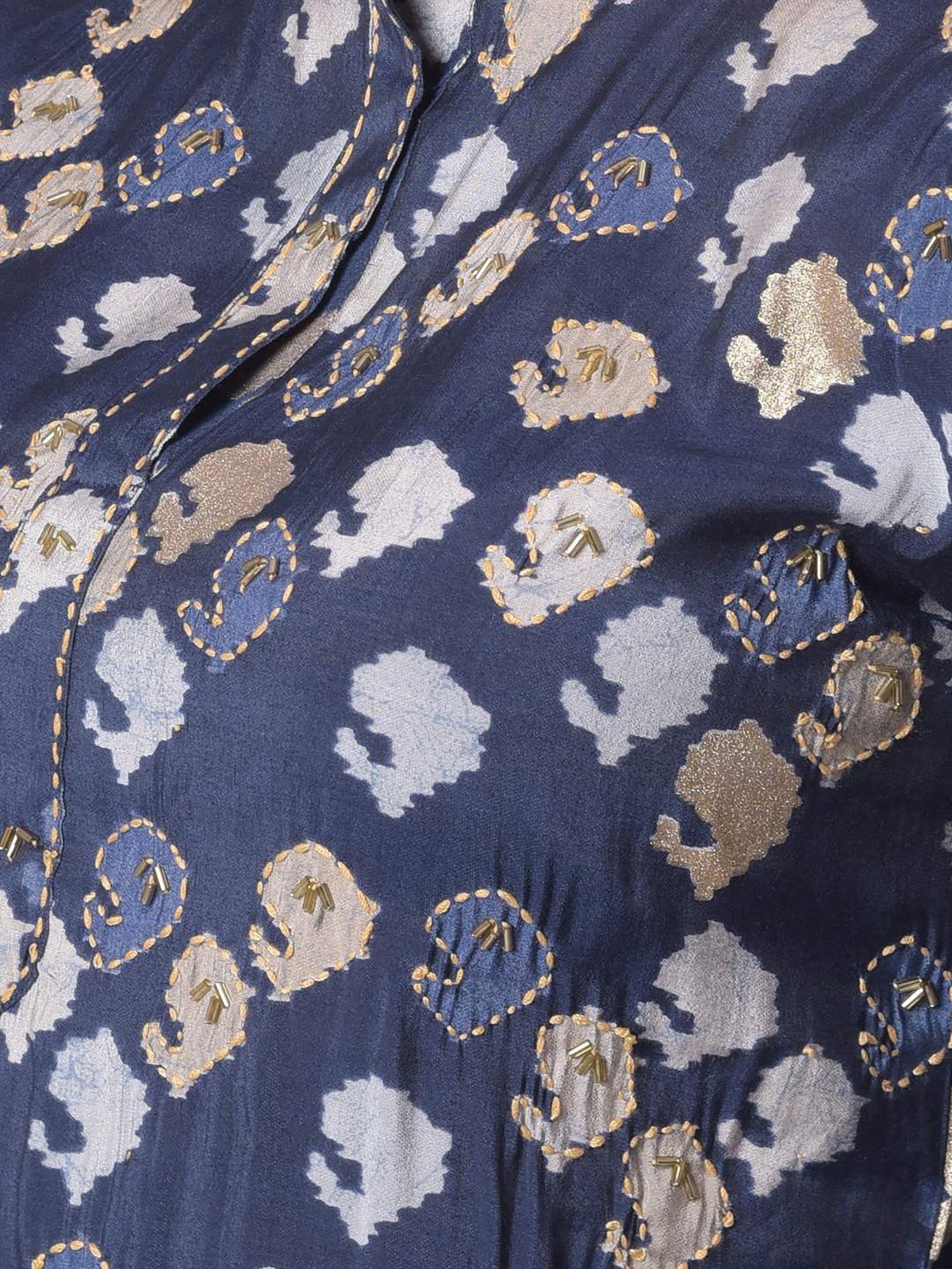 Dollar Missy Blue Embellished Kurta With Pants & Dupatta