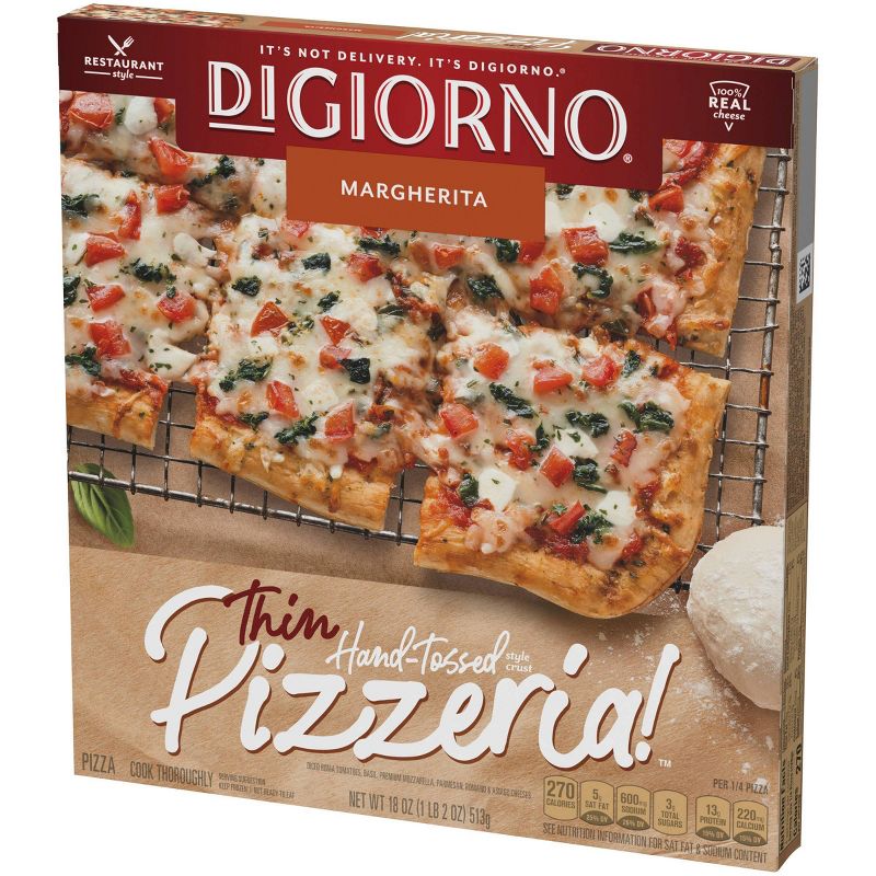 DiGiorno Thin Crust Margherita Frozen Pizza - 18oz