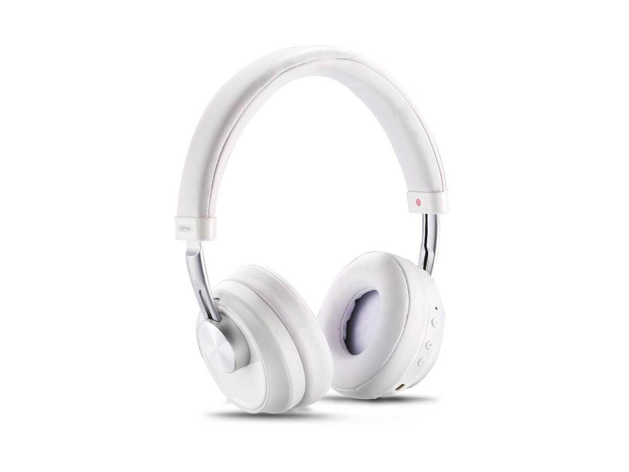 REMAX RB-500HB Headband Stereo Wireless Music Bluetooth Headphone, For iPhone, Galaxy, Huawei, Xiaomi, LG, HTC and Other Smart Phones(White)