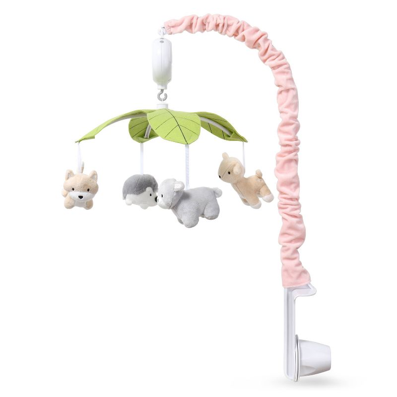 The Peanutshell Woodland Musical Mobile - Pink