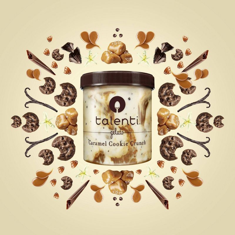 Talenti Caramel Cookie Crunch Gelato - 16oz