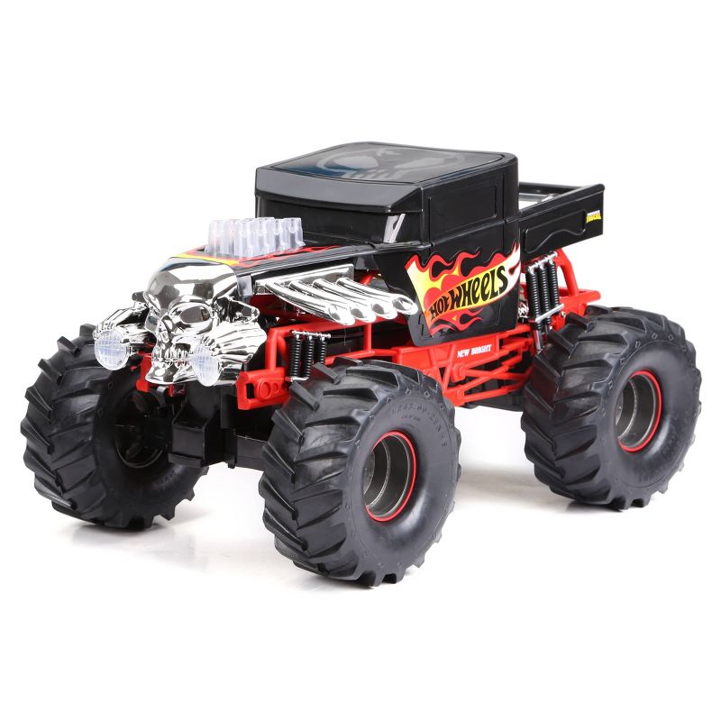 New Bright R/C 1:10 Scale  Hot Wheels Monster Truck - Bone Shaker