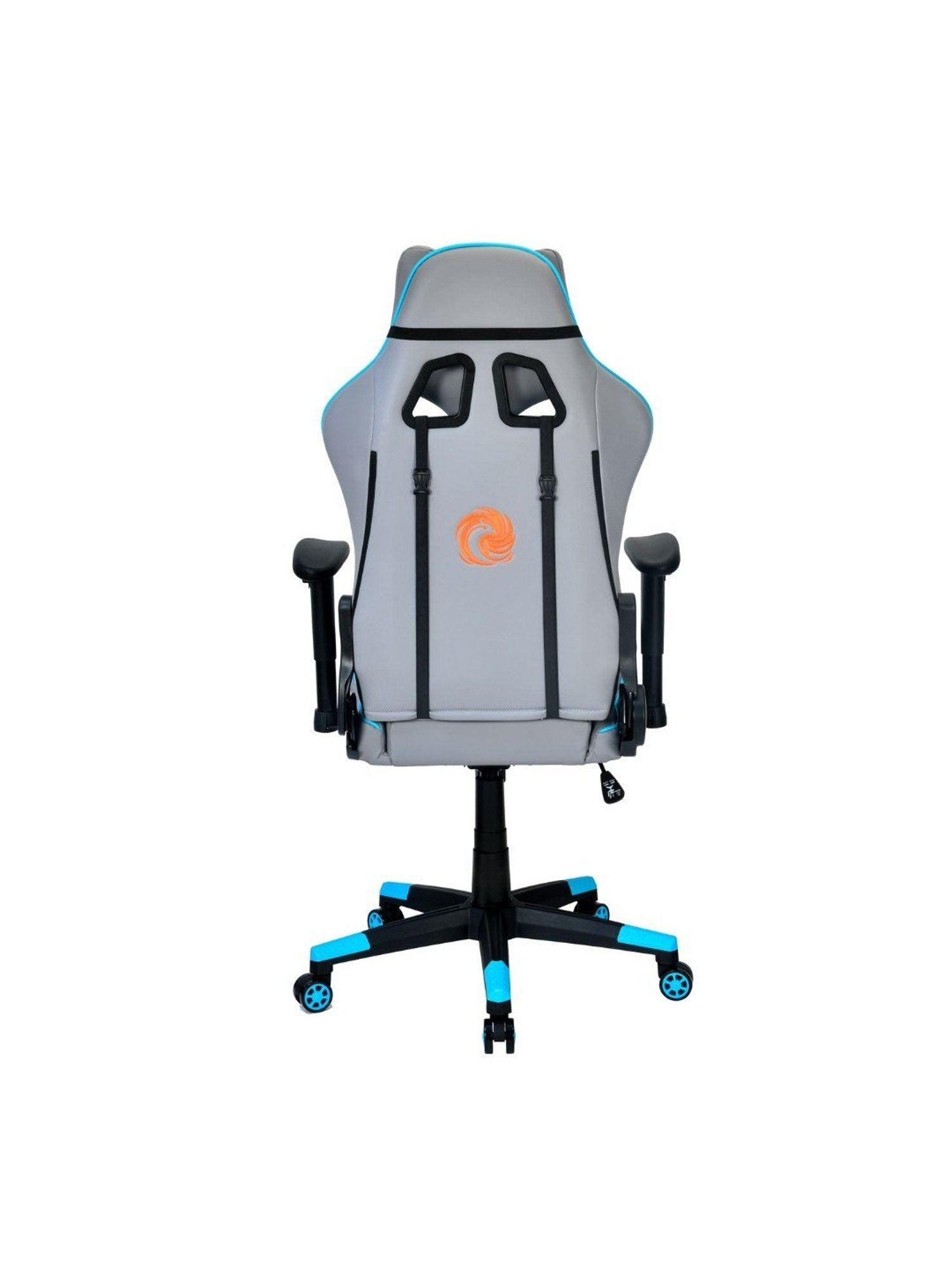 Nilkamal Athena Grey & Turquoise Leather Gaming Chair