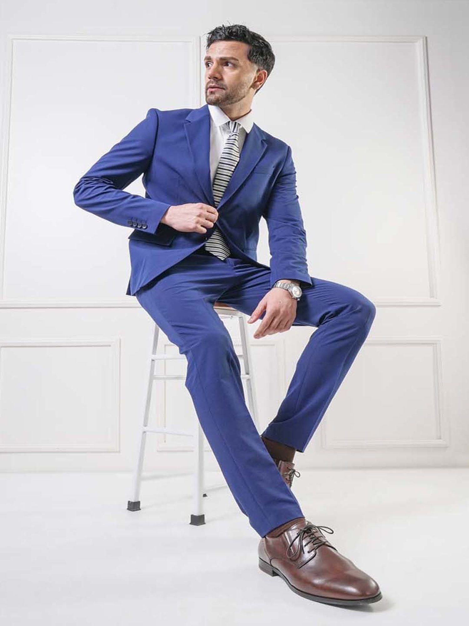 THOMAS CRICK Men's Teak Derby Shoes