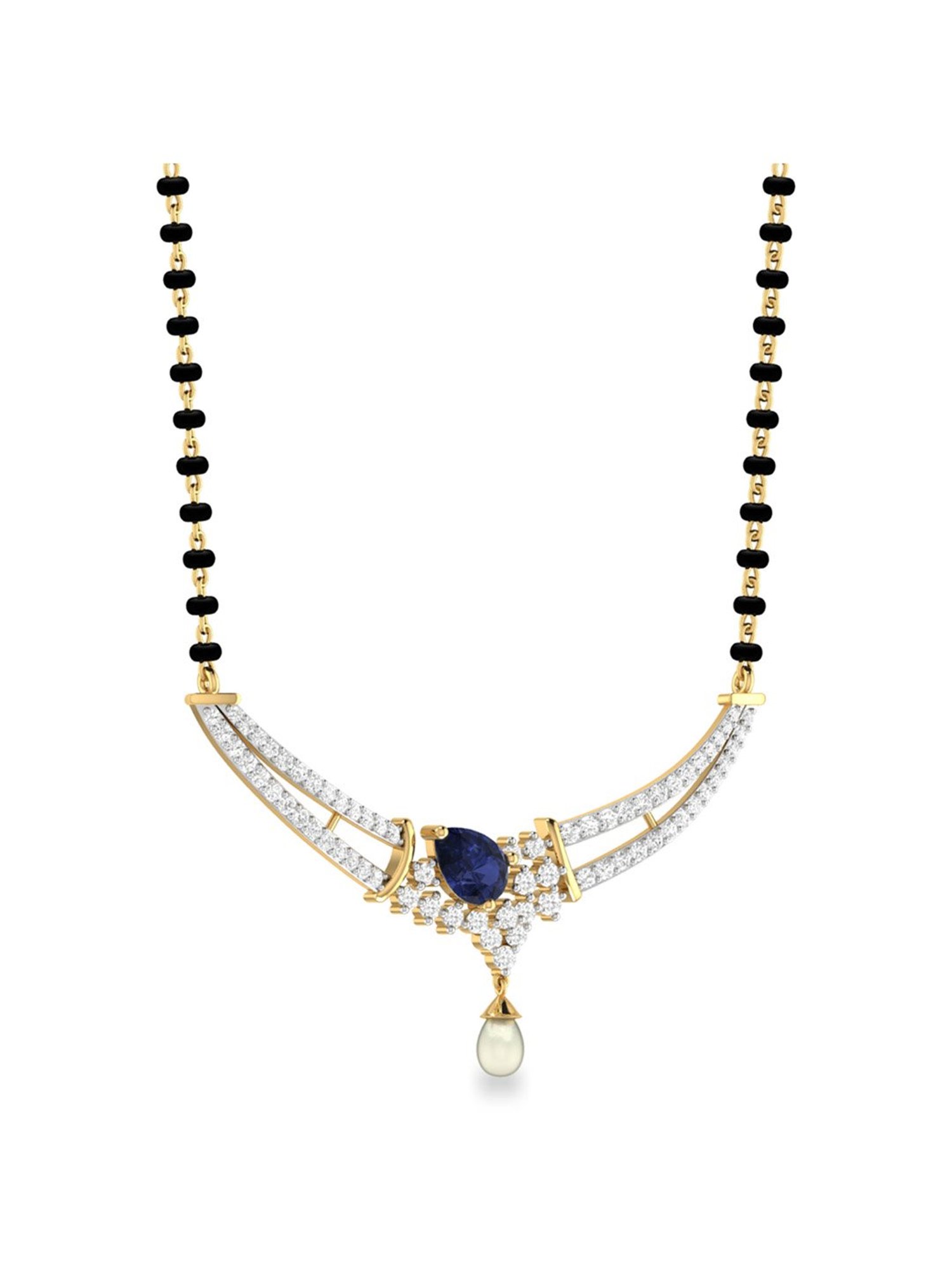 PC Jeweller Varja 18k Gold Mangalsutra Pendant
