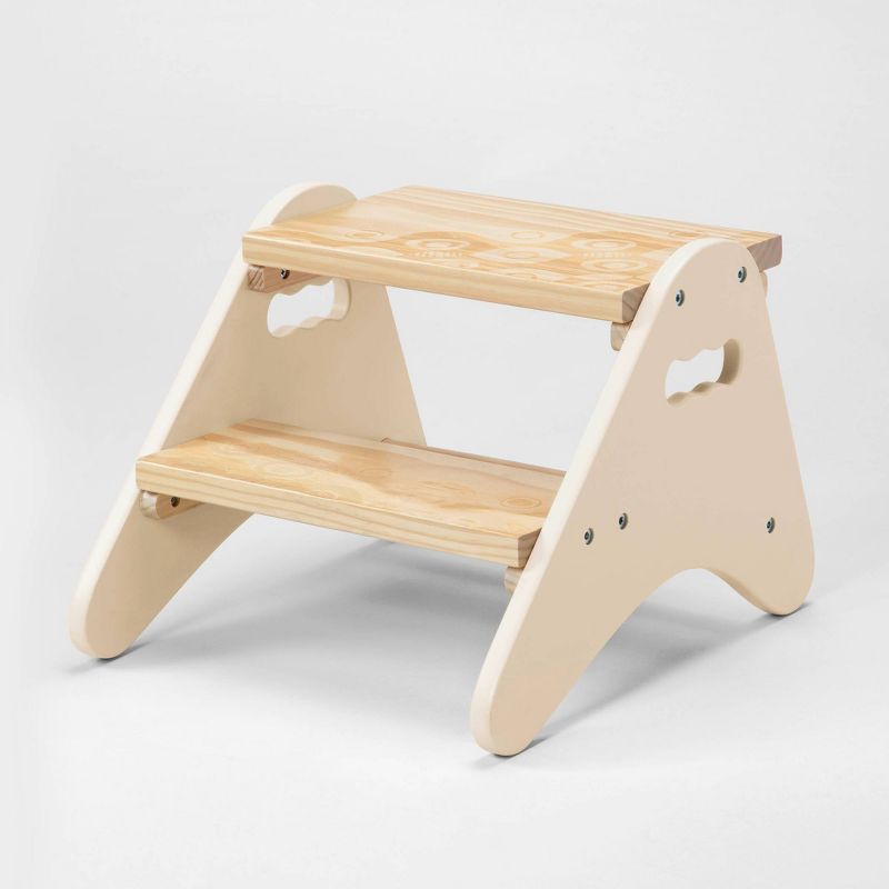 Peek A Boost Kids' Step Stool Ivory - B. Spaces