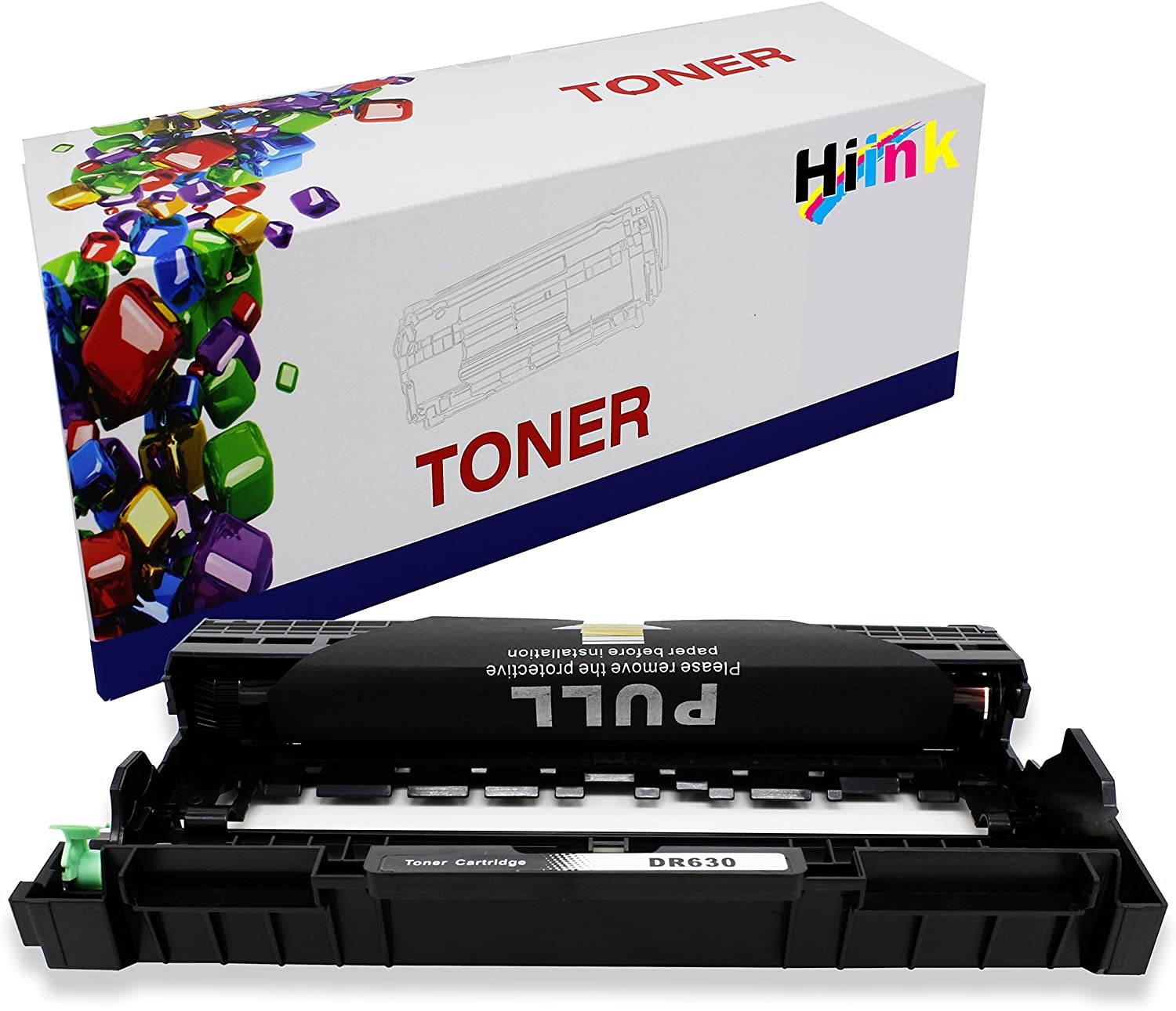 HIINK Compatible Drum Unit Replacement for Brother DR630 TN660 TN630 use with DCP-L2520DW DCP-L2540DW HL-L2300D HL-L2360DW HL-L2320D HL-L2380DW HL-L2340DW MFC-L2700DW MFC-L2720DW MFC-L2740D (1-Pack)