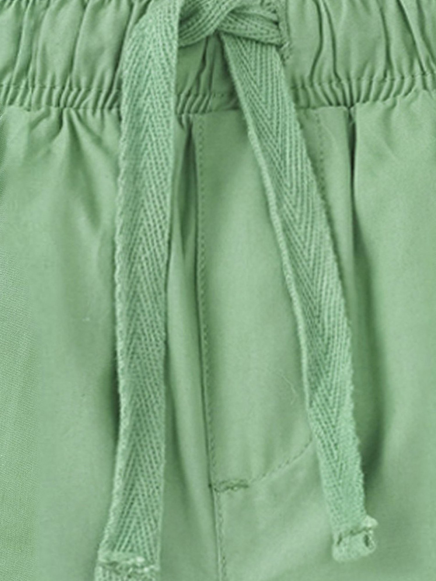 Ed-a-Mamma Kids Green Regular Fit Shorts