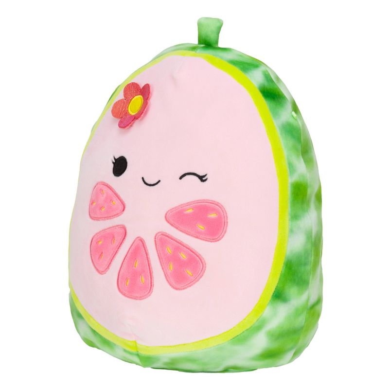 Squishmallows Official Kellytoy Plush 11" Lena the Guava Ultrasoft Stuffed Animal Plush Toy