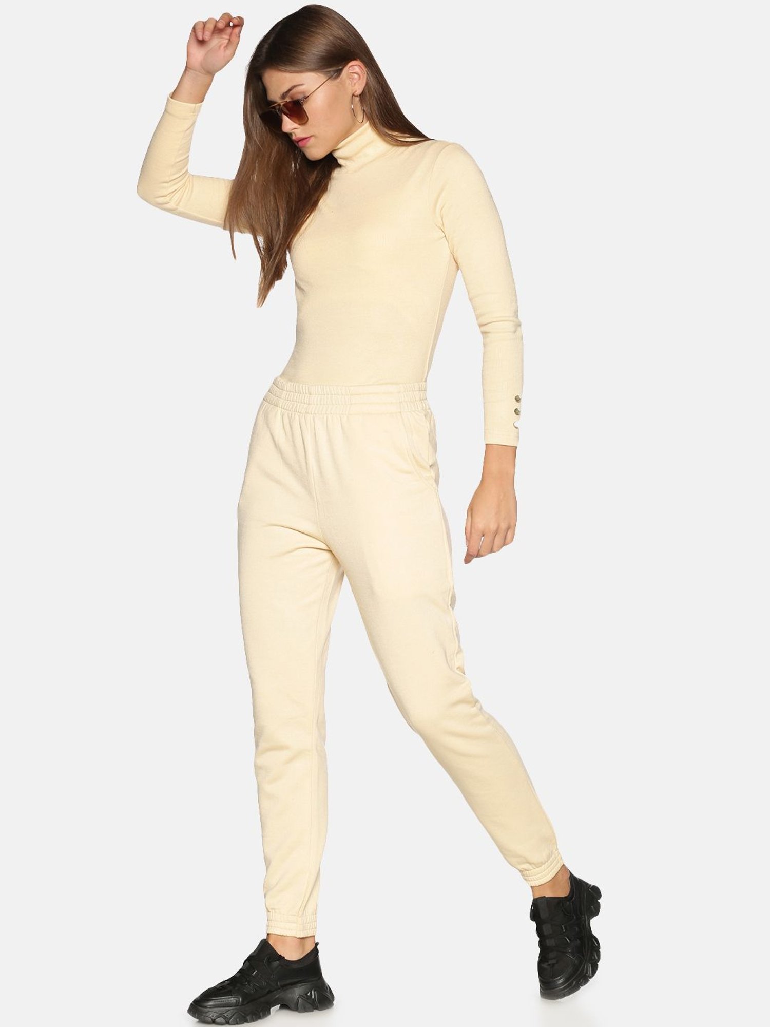 ISU Beige Regular fit Joggers