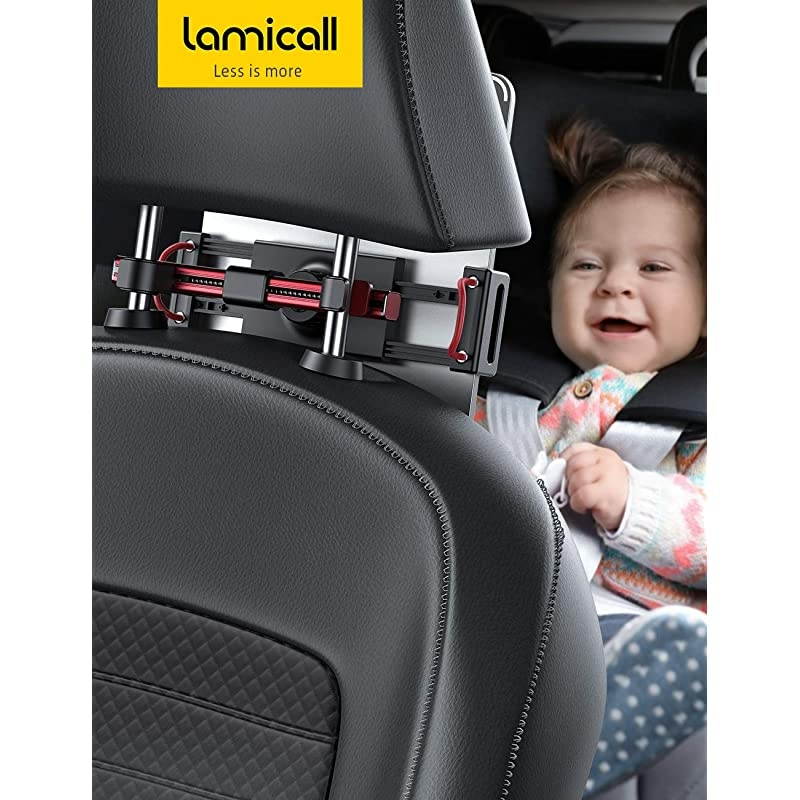 Headrest Tablet Holder Car Tablet Mount  Headrest Stand Cradle Compatible with Devices Such as iPad Pro Air Mini Galaxy Tabs Other 47 129 Cell Phones and Tablets Red