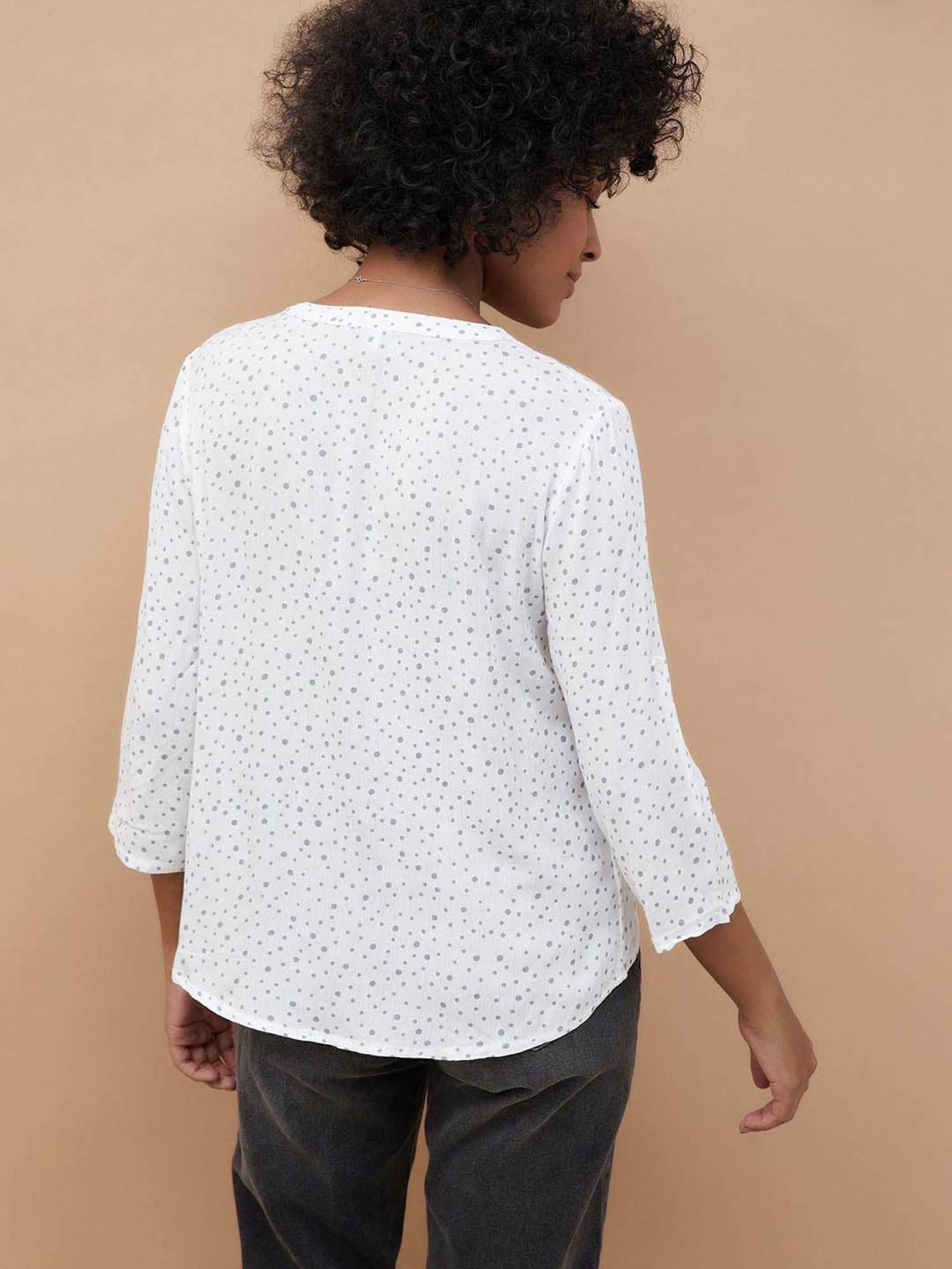 Fame Forever by Lifestyle White Printed Top