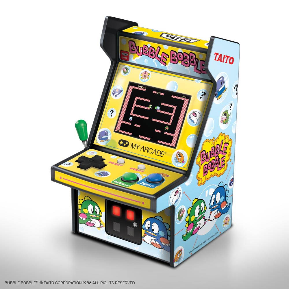 My Arcade Bubble Bobble Micro Player 6" Collectable Portable Handheld Video Game