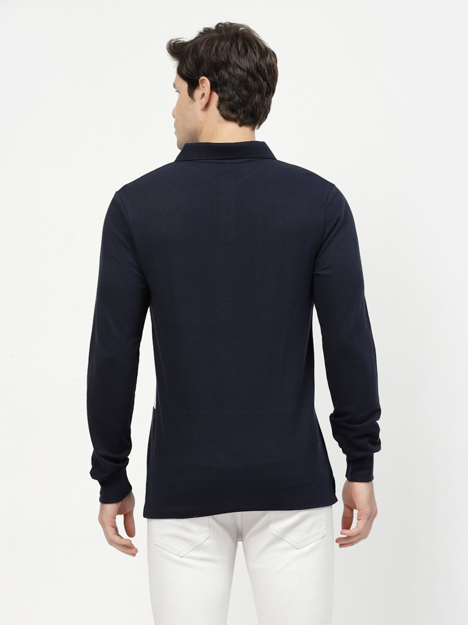 Kalt Navy Regular Fit Polo T-Shirt