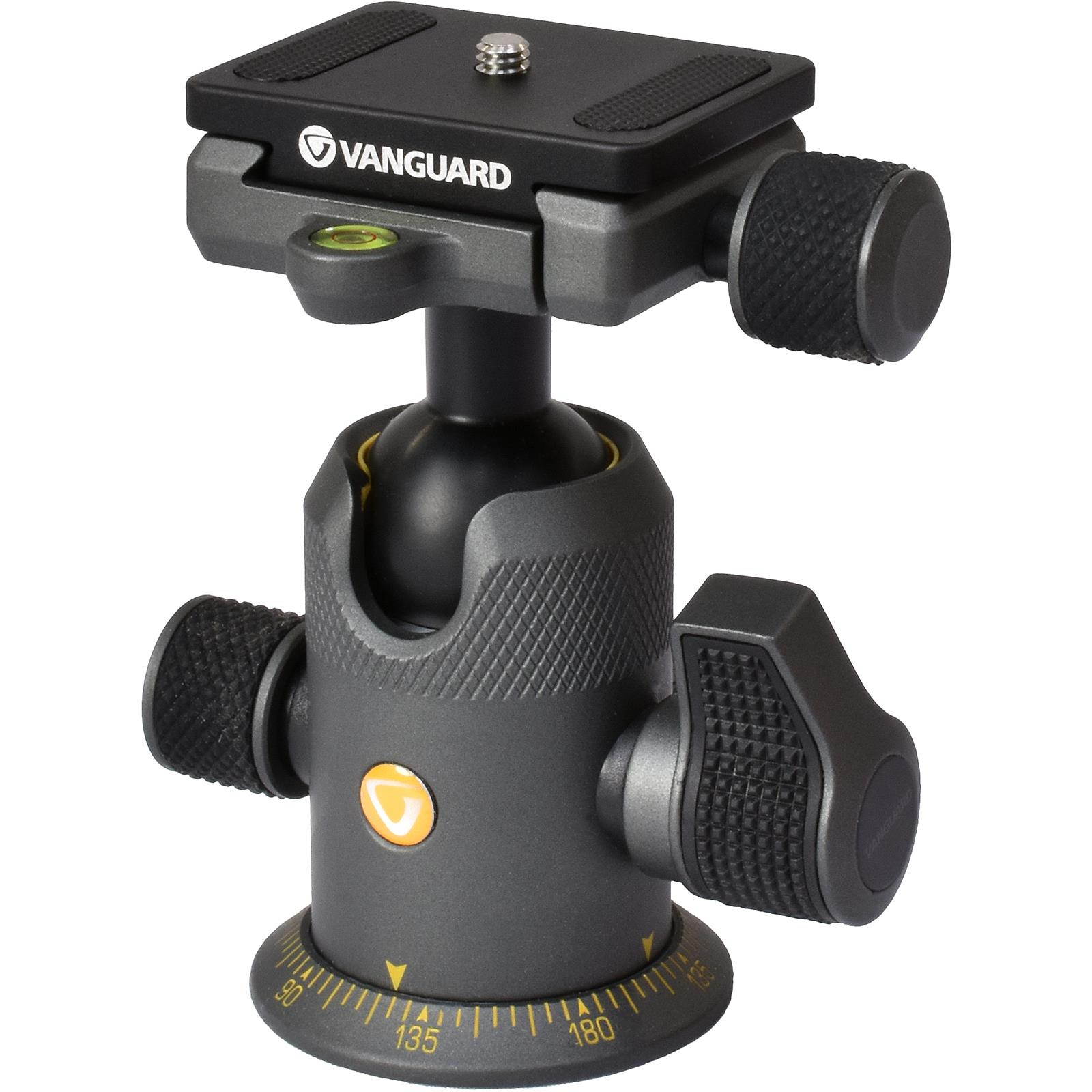 Vanguard Alta BH-100 Aluminum Ball Head - 22 lb Max Load Capacity, 2 Bubble Levels