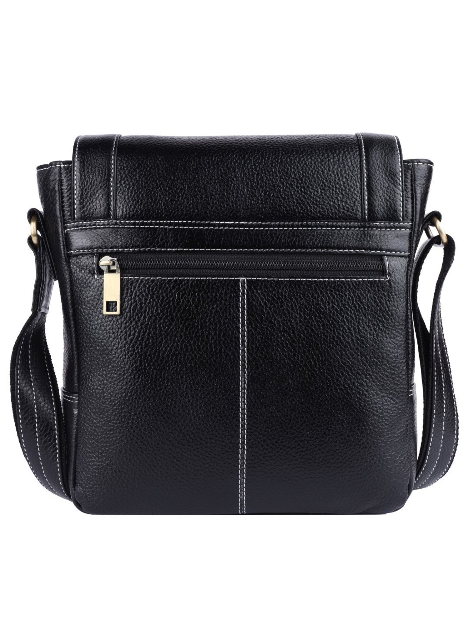 HiLEDER Pure Genuine Leather Messenger Shoulder Sling Cross Body Office Bag for Men and Women, Tan