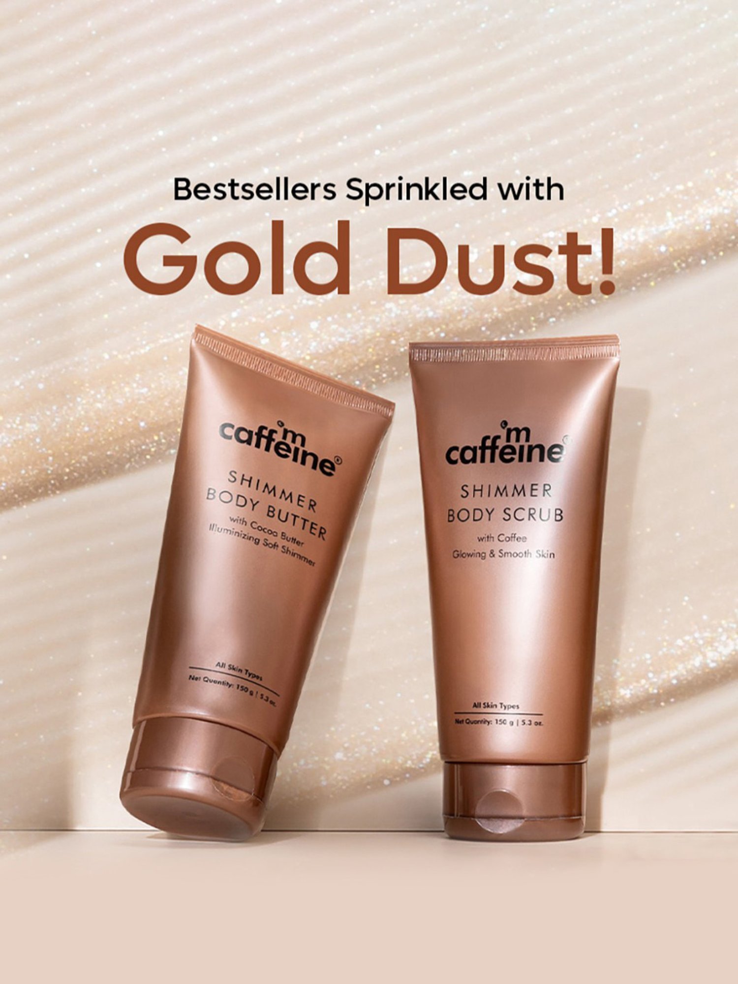 mCaffeine Shimmer Body Polishing Kit