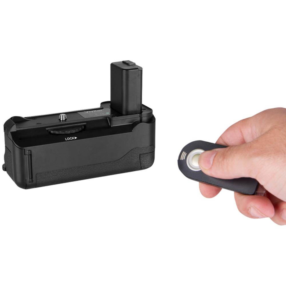 Vivitar Deluxe Battery Power Grip for Sony a6300 & a6500 Cameras w/ Battery Pack Bundle