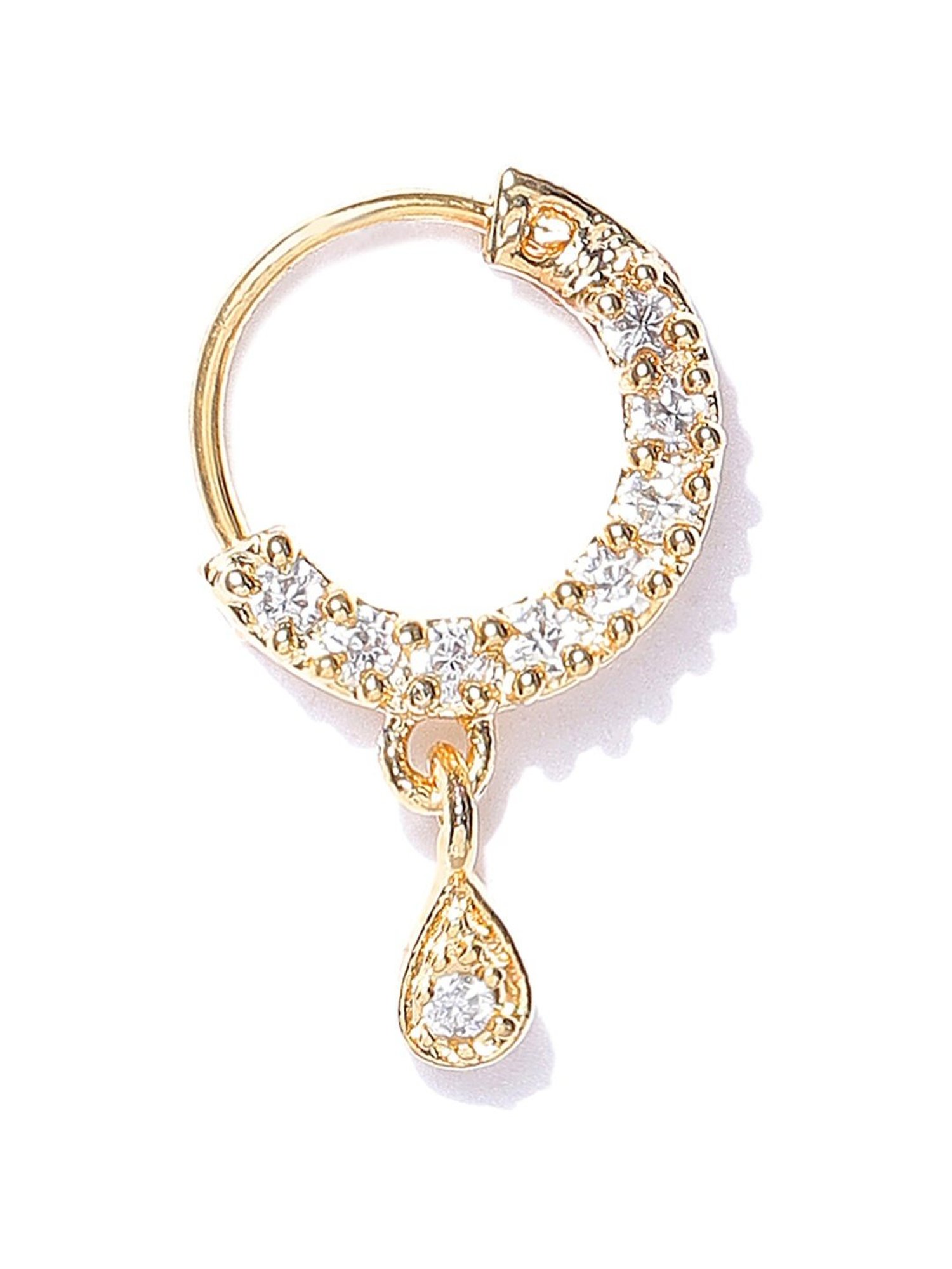 Teejh Aahna Silver Nose Ring