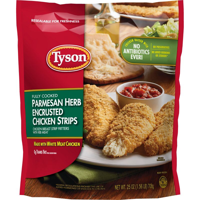 Tyson Parmesan Crispy Chicken Strips - Frozen - 25oz