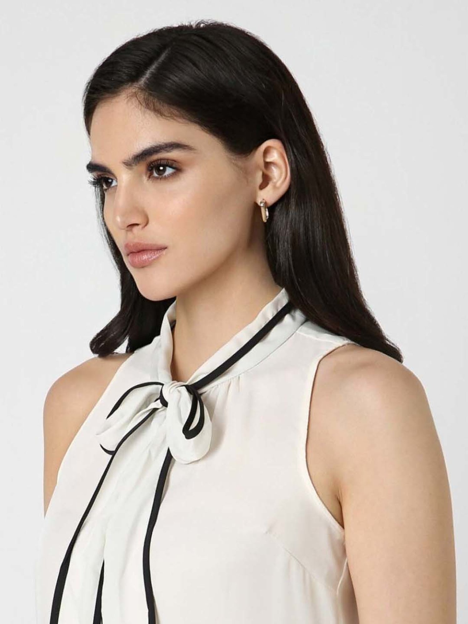 Van Heusen White Regular Fit Top