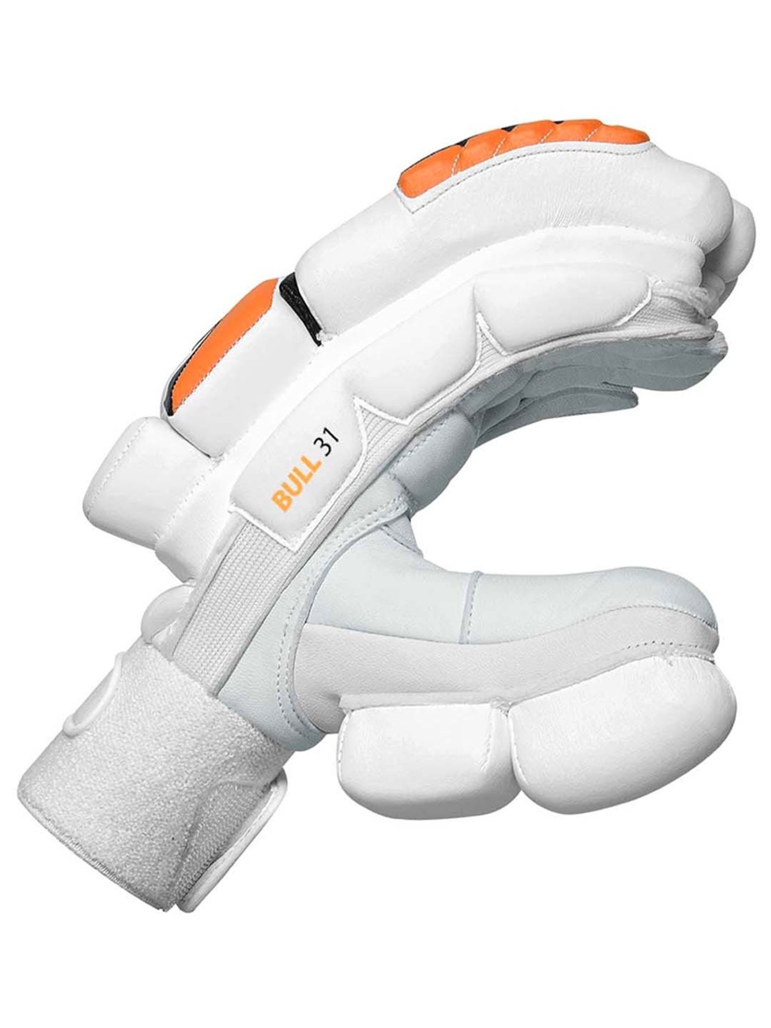 DSC Krunch Bull 31 Leather Cricket Batting Gloves Size - Youth-LH