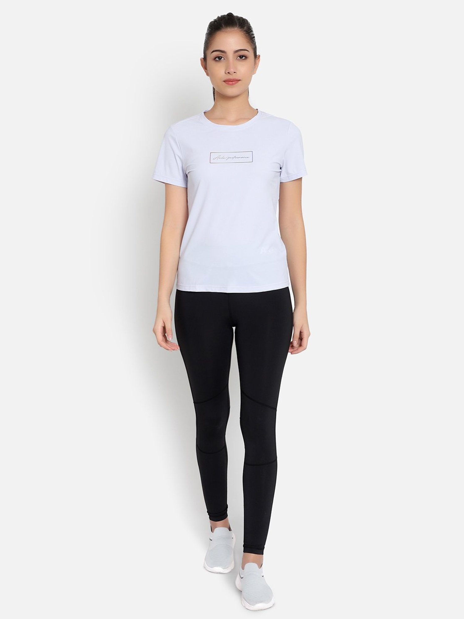 Anta Lilac Printed Sports T-Shirt